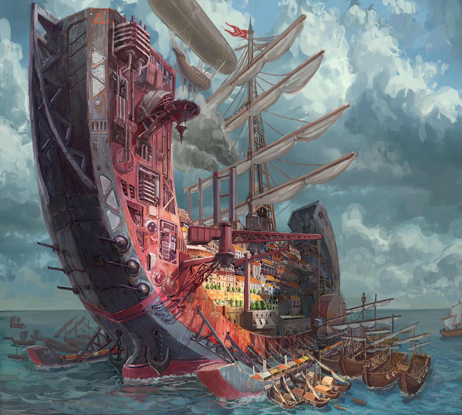 Download Fantasy Ship Pirate Sea Adventure Fantasy Adventure Art
