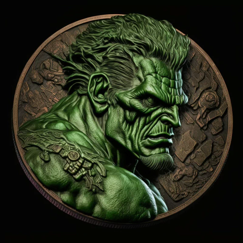 Midjourney Comic Hulk Image