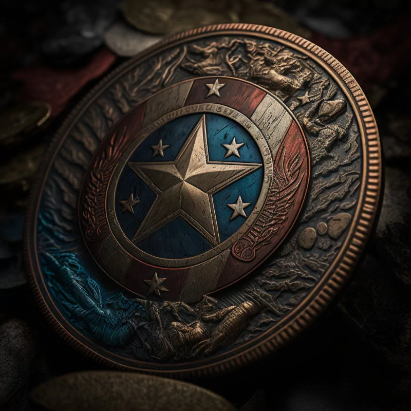  Captain America's Shield by Kazi Shahriar Ahmed