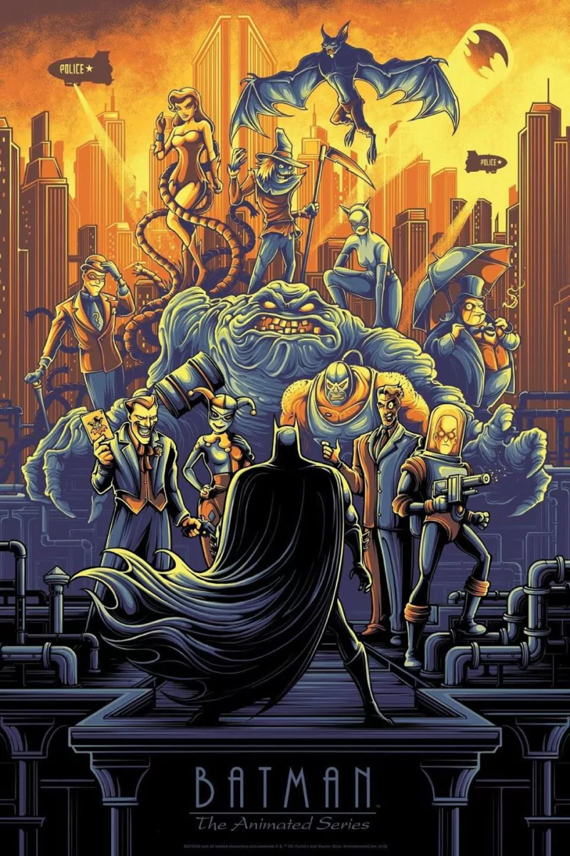  Batman &amp; His Rouge Gallery by Dan Mumford