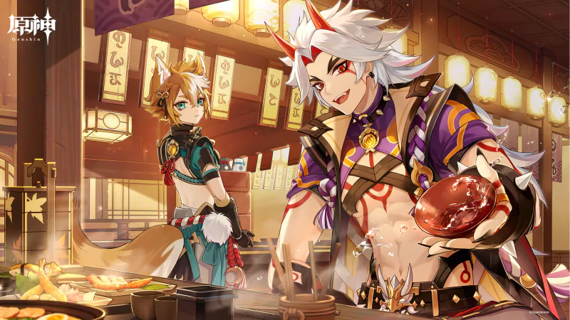 Gorou (Genshin Impact) Arataki Itto video game Genshin Impact Image