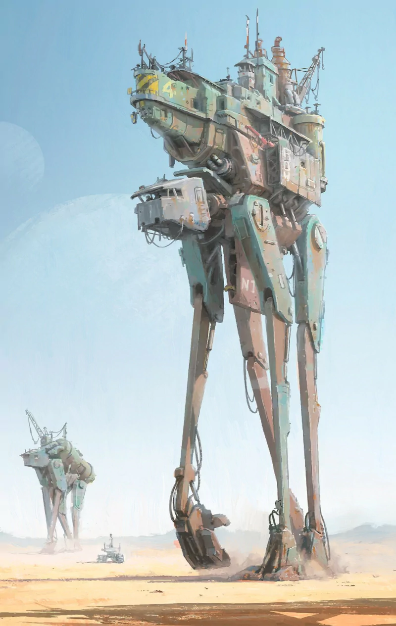  Desert walkers by Hamish Frater