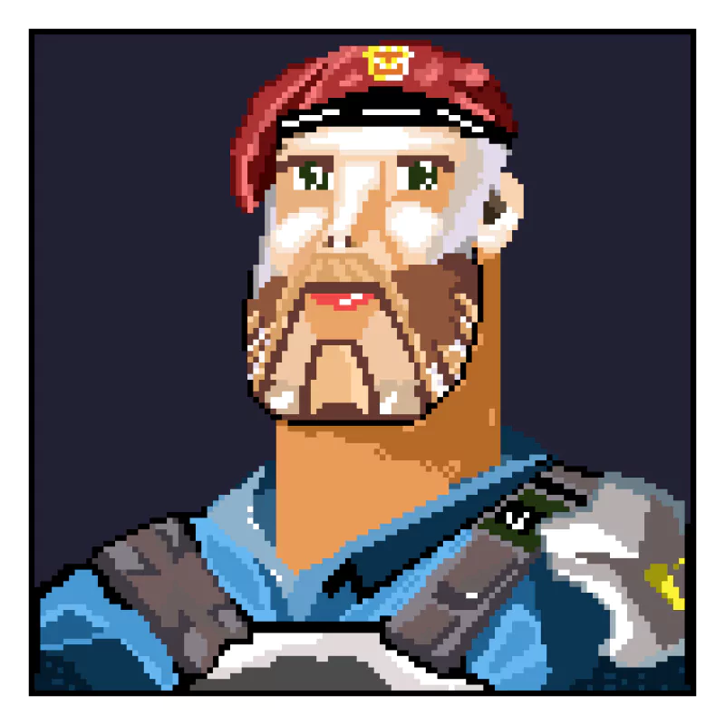  Valorant ,Brimstone , Pixelart