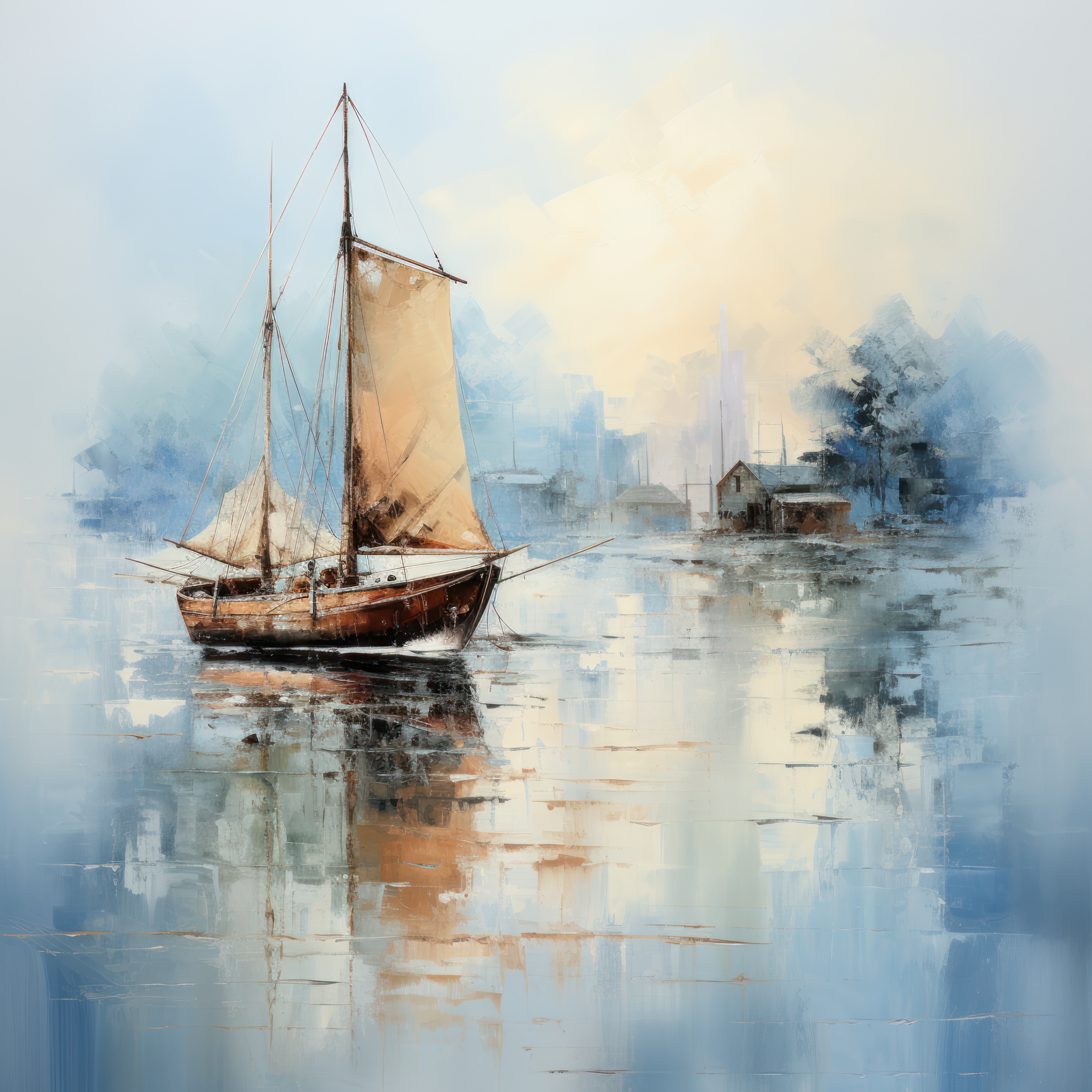 Sailing ship by Shivalesca