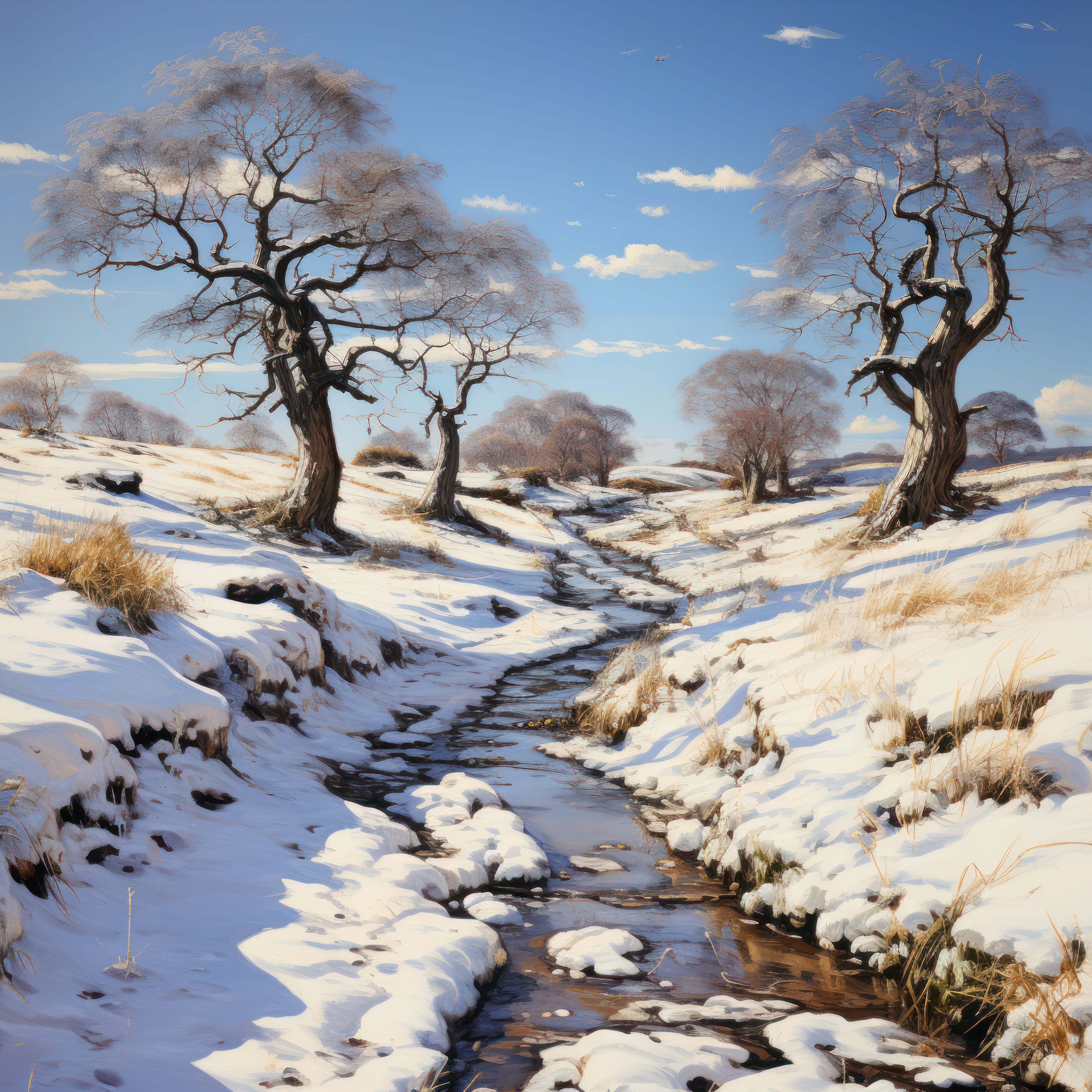 Winter landscape by Shivalesca