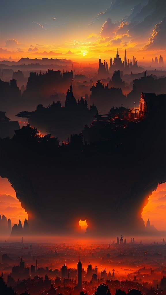 Download AI Art Artistic Sunset Art