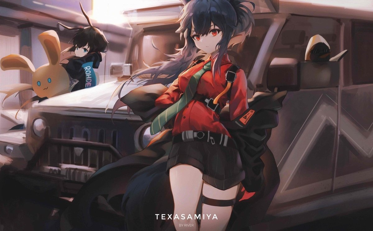 Download Texas (Arknights) Video Game Arknights Art