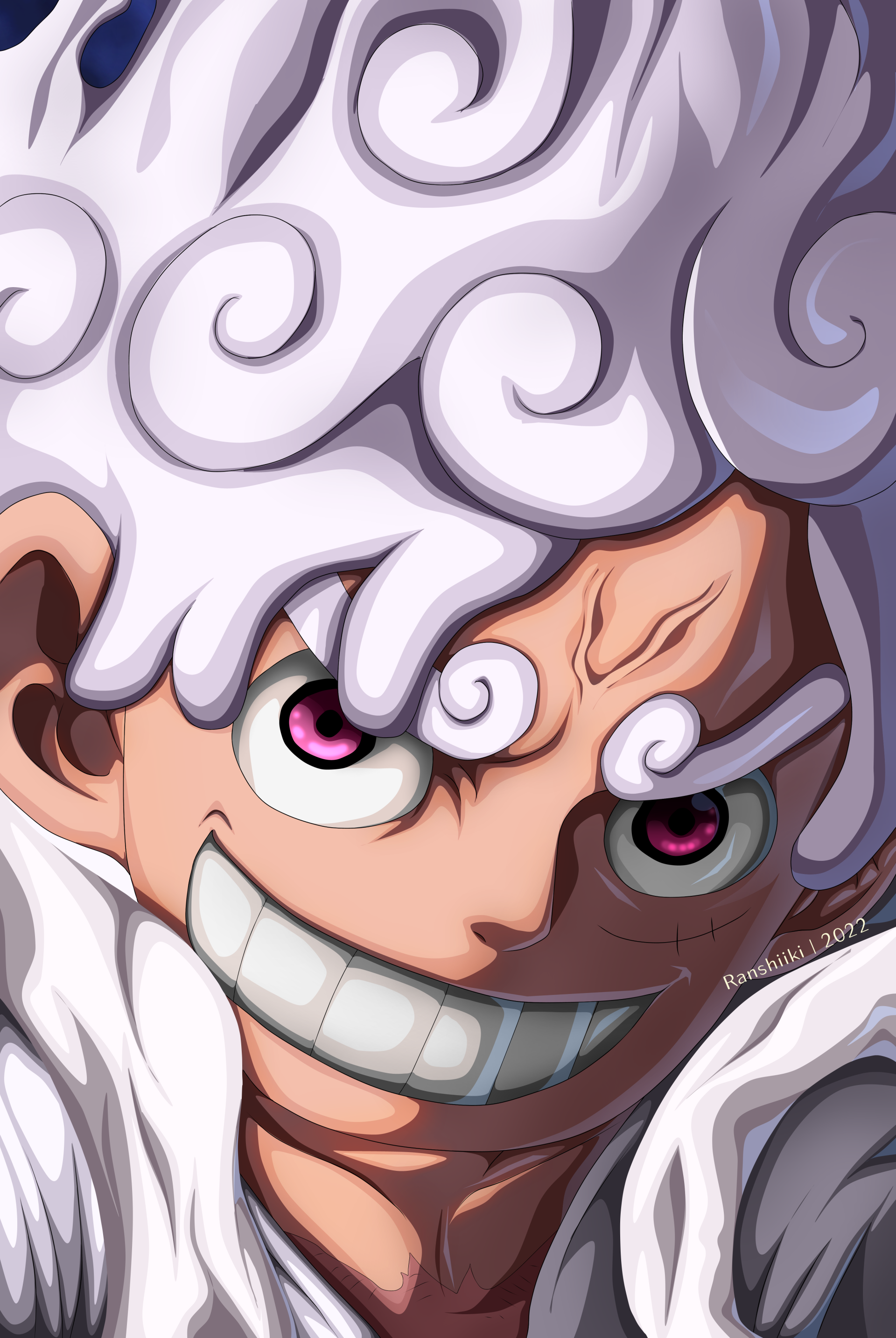 Download Monkey D. Luffy Gear 5 (One Piece) Anime One Piece Art