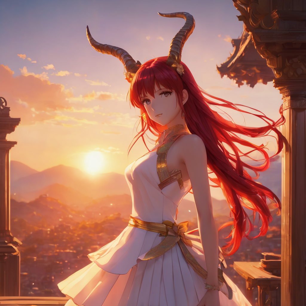 Angel in Sunset by Chill Art