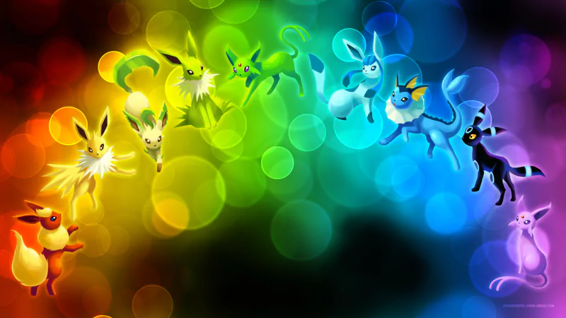  Eevee evolutions