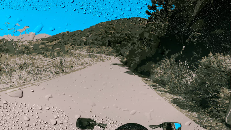 landscape adventure rain motorcycle Travel Abstract viagem Image