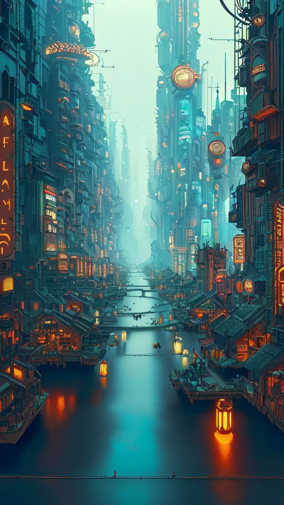 AI Art Sci Fi cyberpunk Image