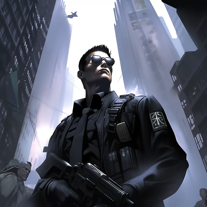 AI Art video game Deus Ex Image