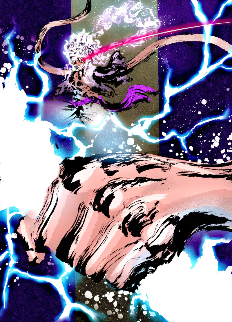  Monkey D. Luffy - Gear 5 by Yuchan