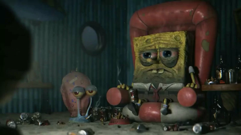  Tired of life - Depression Spangebob Wallpaper