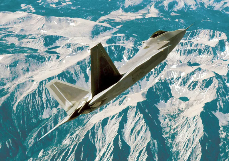 military Lockheed Martin F-22 Raptor Image