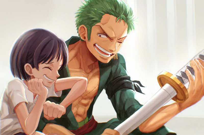  Zoro &amp; Kuina by CHAKE