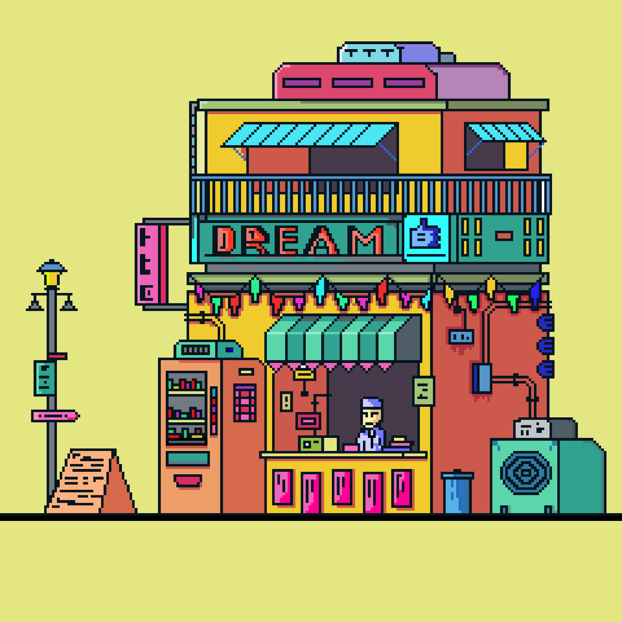 the pixel art by Agalix