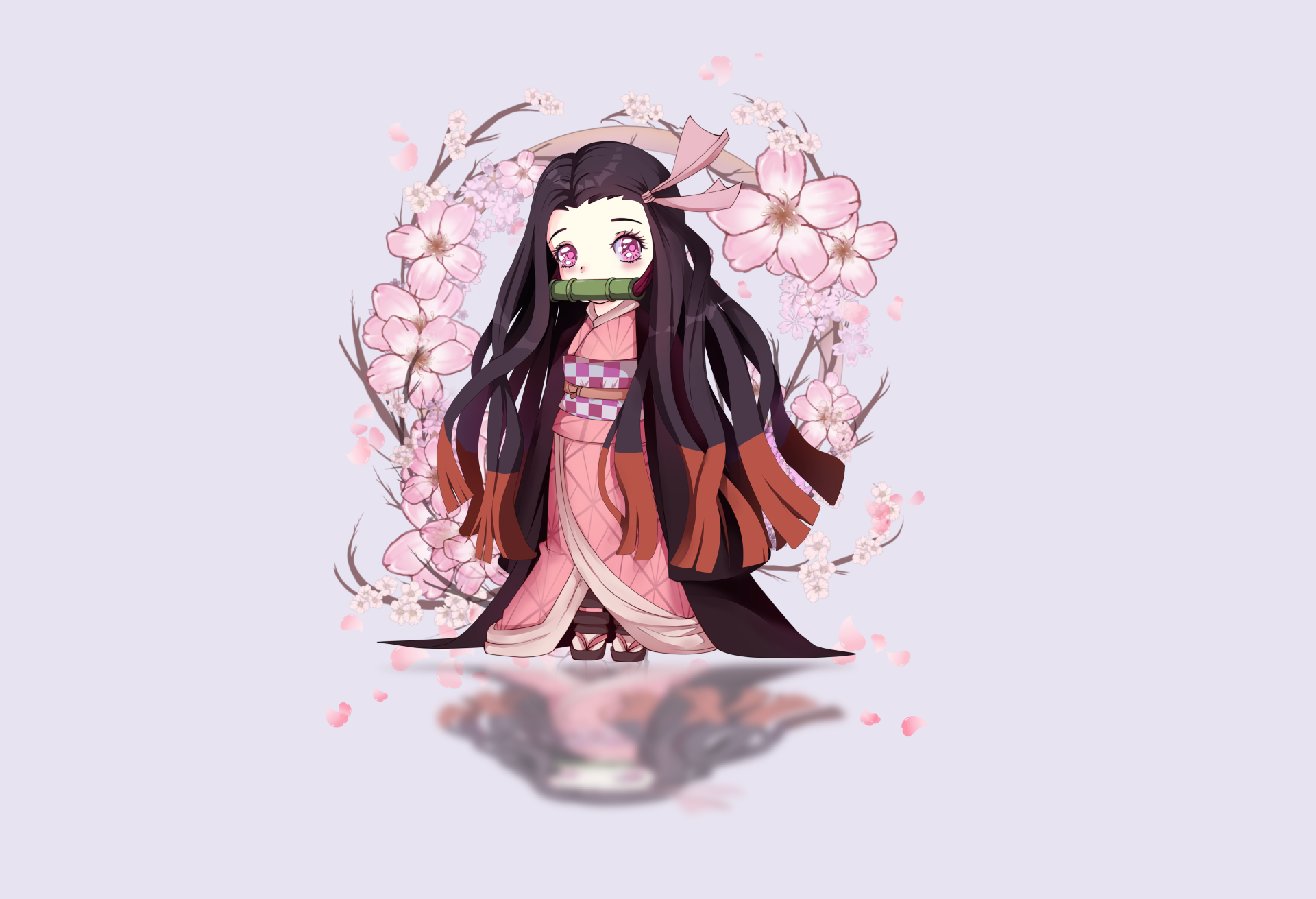 Chibi Nezuko by mereni.zelanie