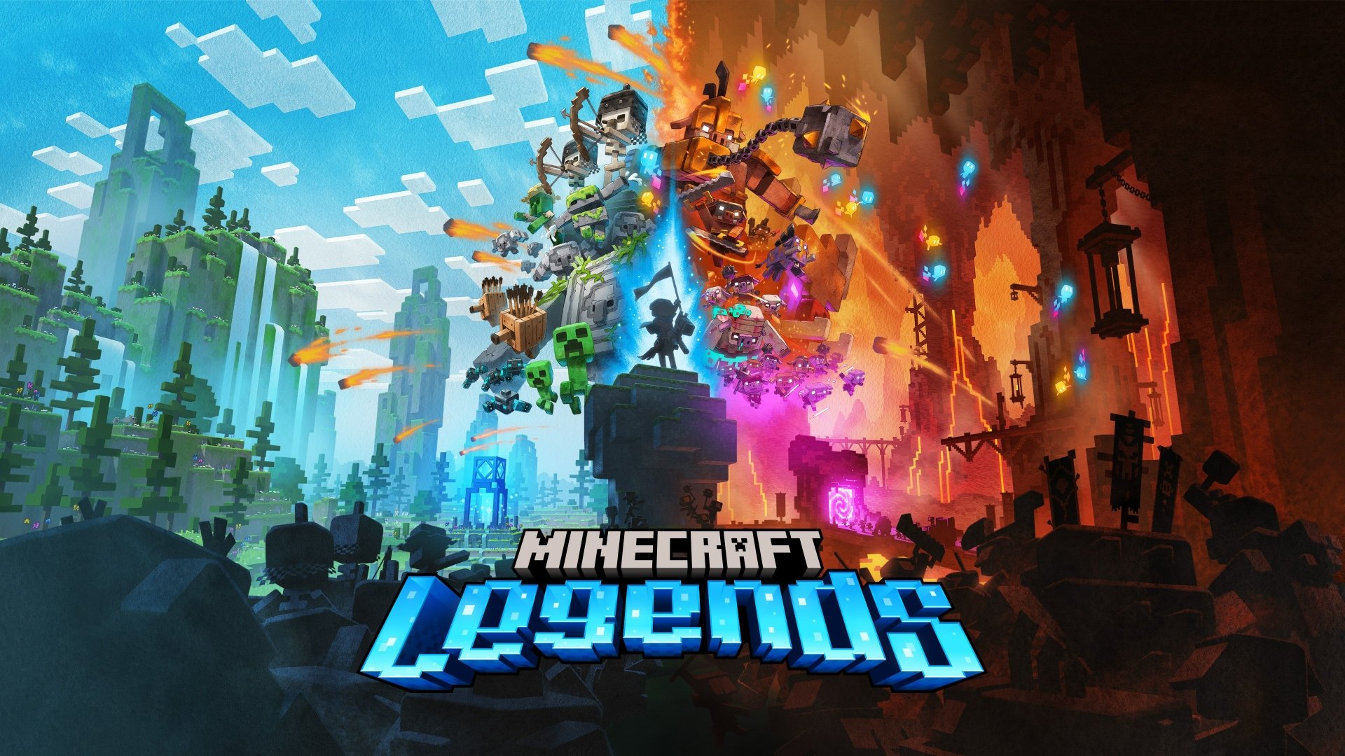 Download Video Game Minecraft Legends Art