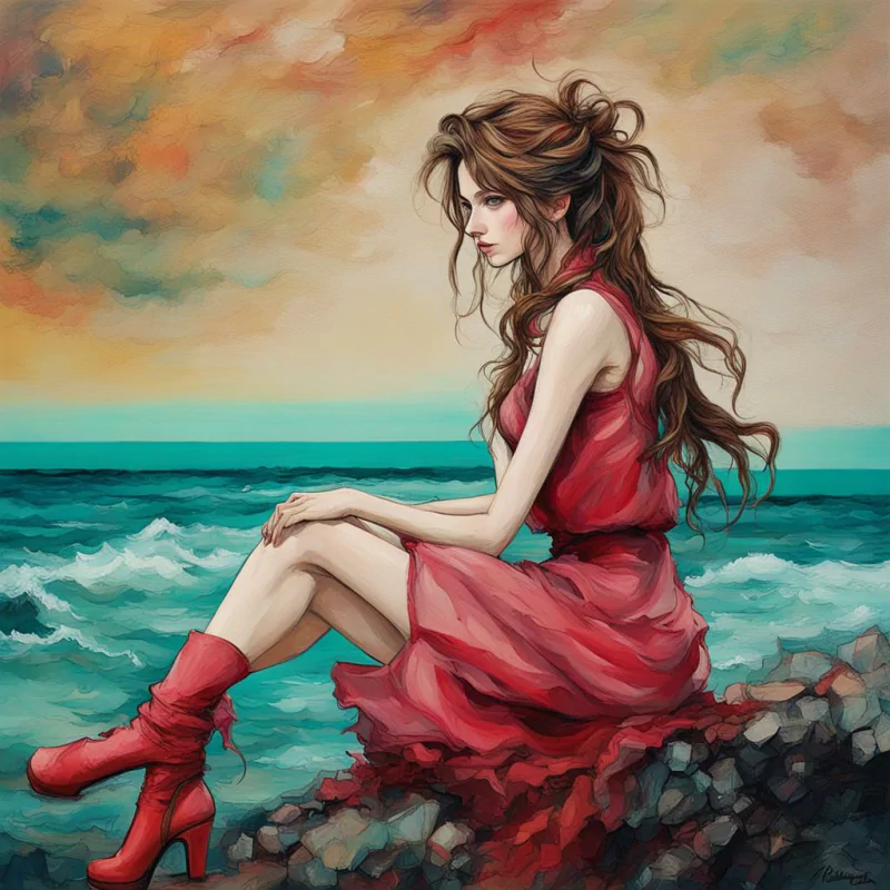  Aerith By The Sea