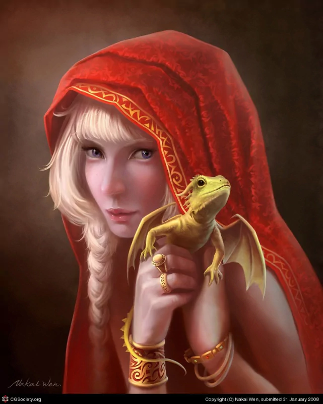  Pet Dragon by Nakai Wen