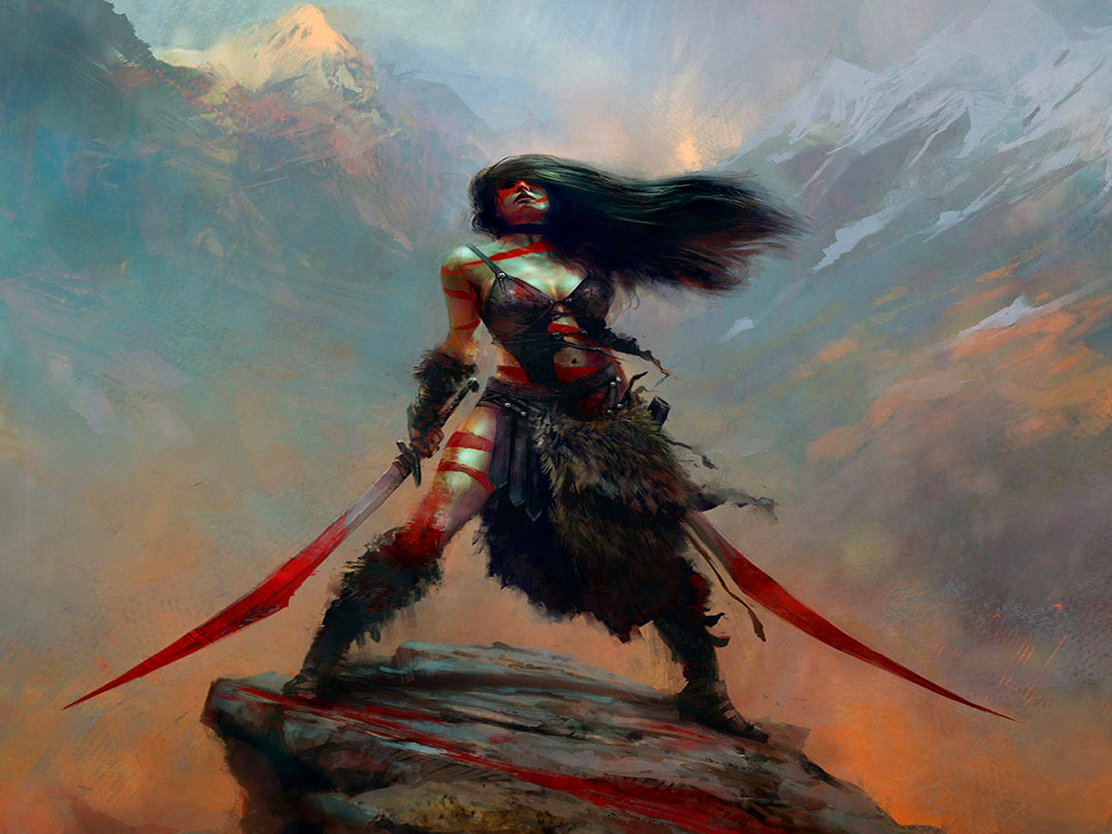 Epic Fantasy Warrior A Fearless Champion of the Mountains