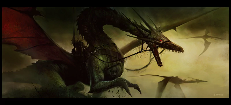 fantasy dragon creature artistic Mythical Image