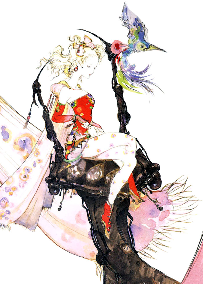 Terra Branford ~ Final Fantasy VI by Yoshitaka Amano