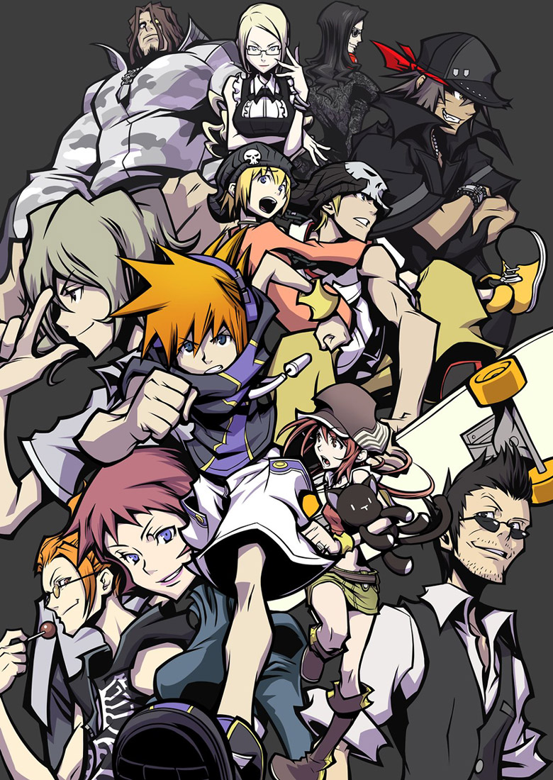 Poster Art ~ The World Ends With You by Tetsuya Nomura