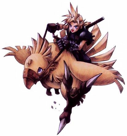 Download Chocobo (Final Fantasy) Cloud Strife Video Game Final Fantasy Art