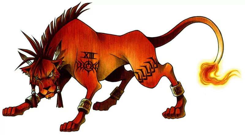  Red XIII/Nanaki ~ Final Fantasy VII by Tetsuya Nomura