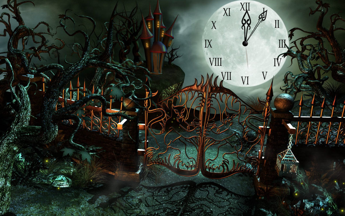 dark clock Art - ID: 19509 - Art Abyss