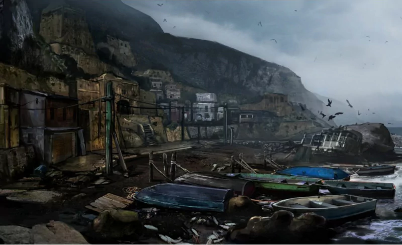  Coastal Town ~ Resident Evil Revelations by Satoshi Takamatsu