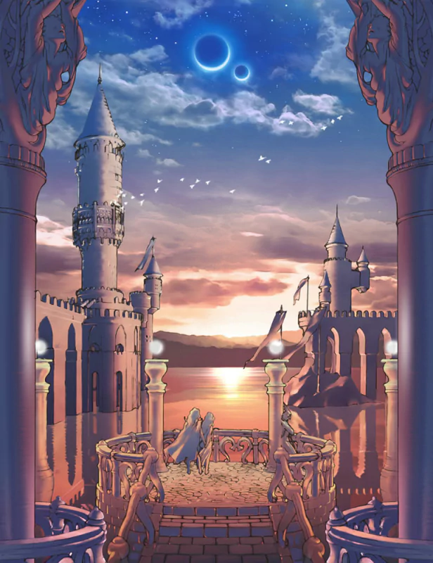  Rosa &amp; Cecil ~ Final Fantasy IV by Akira Oguro