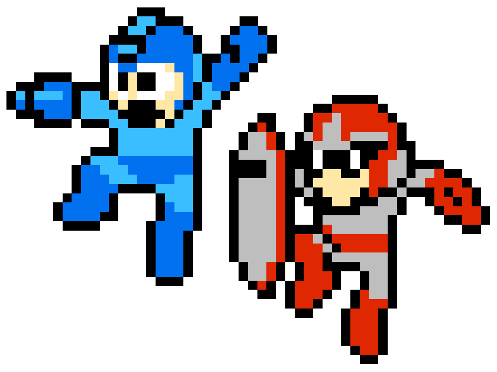 Megaman & Proto Man Sprites ~ Megaman 10