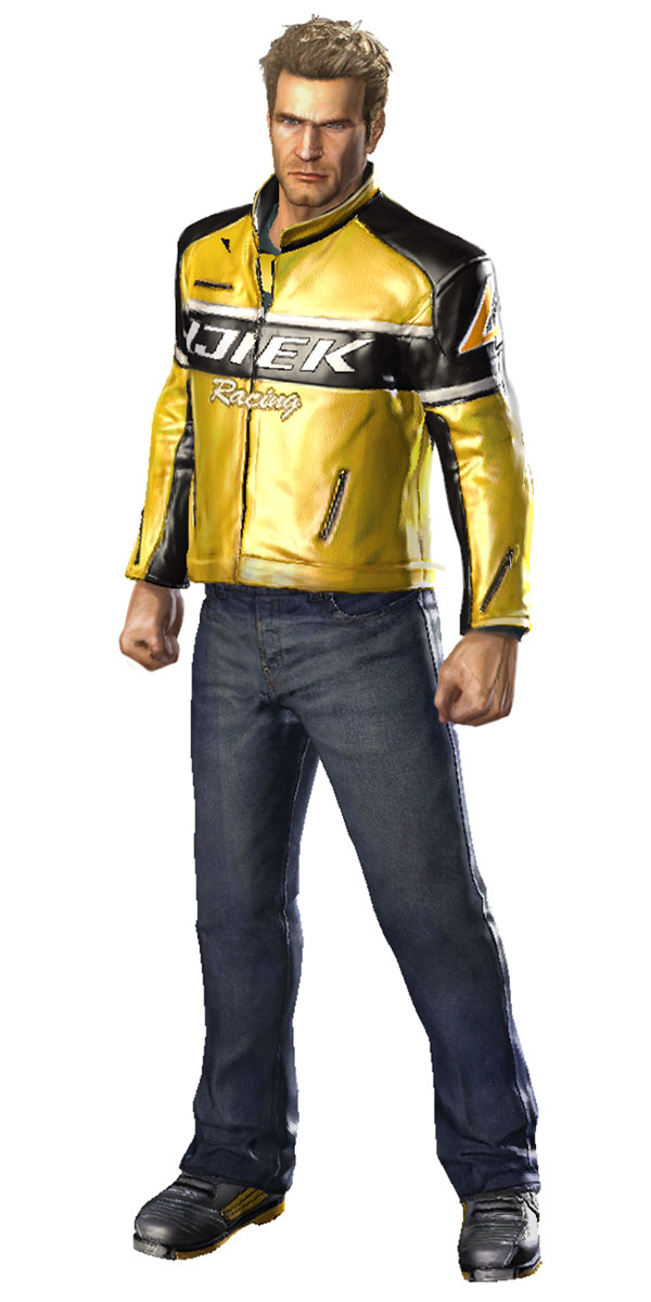 Chuck Greene (personagem principal do jogo Dead Rising 2) usando apenas