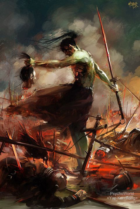 Warrior Art by Ramon Acedo