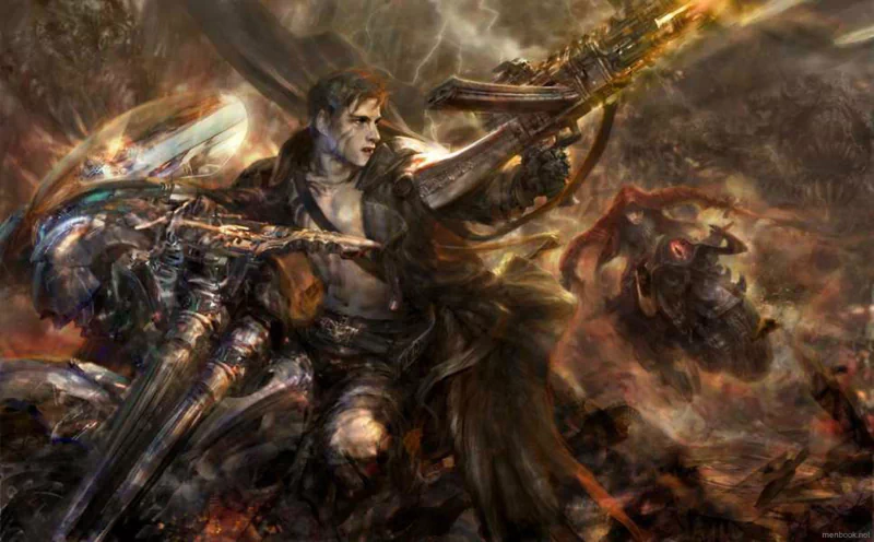  warrior ii inferno by Simon Bisley