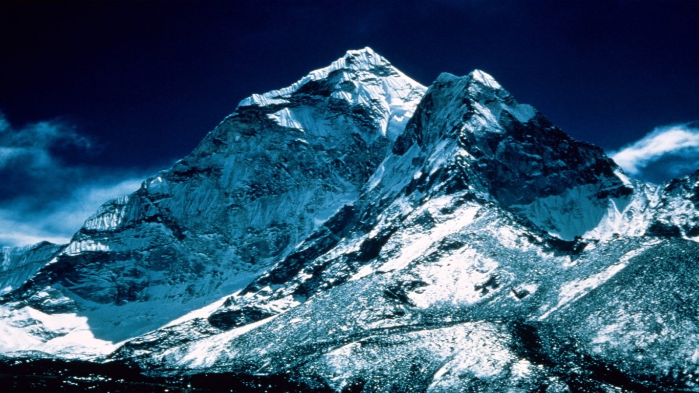 Горы Эверест в 4к