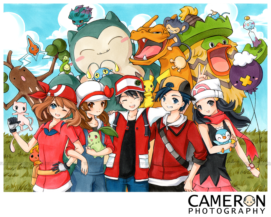 Anime Pokémon Art by cartoongirl7
