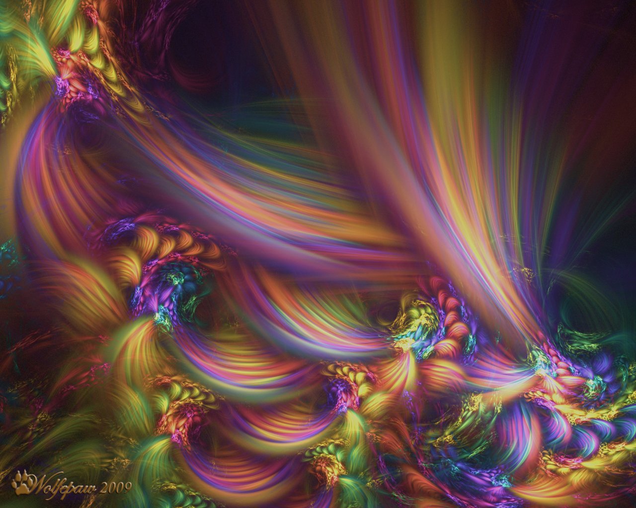 Pastel Horseshoe Swirls by Peggi Wolfe