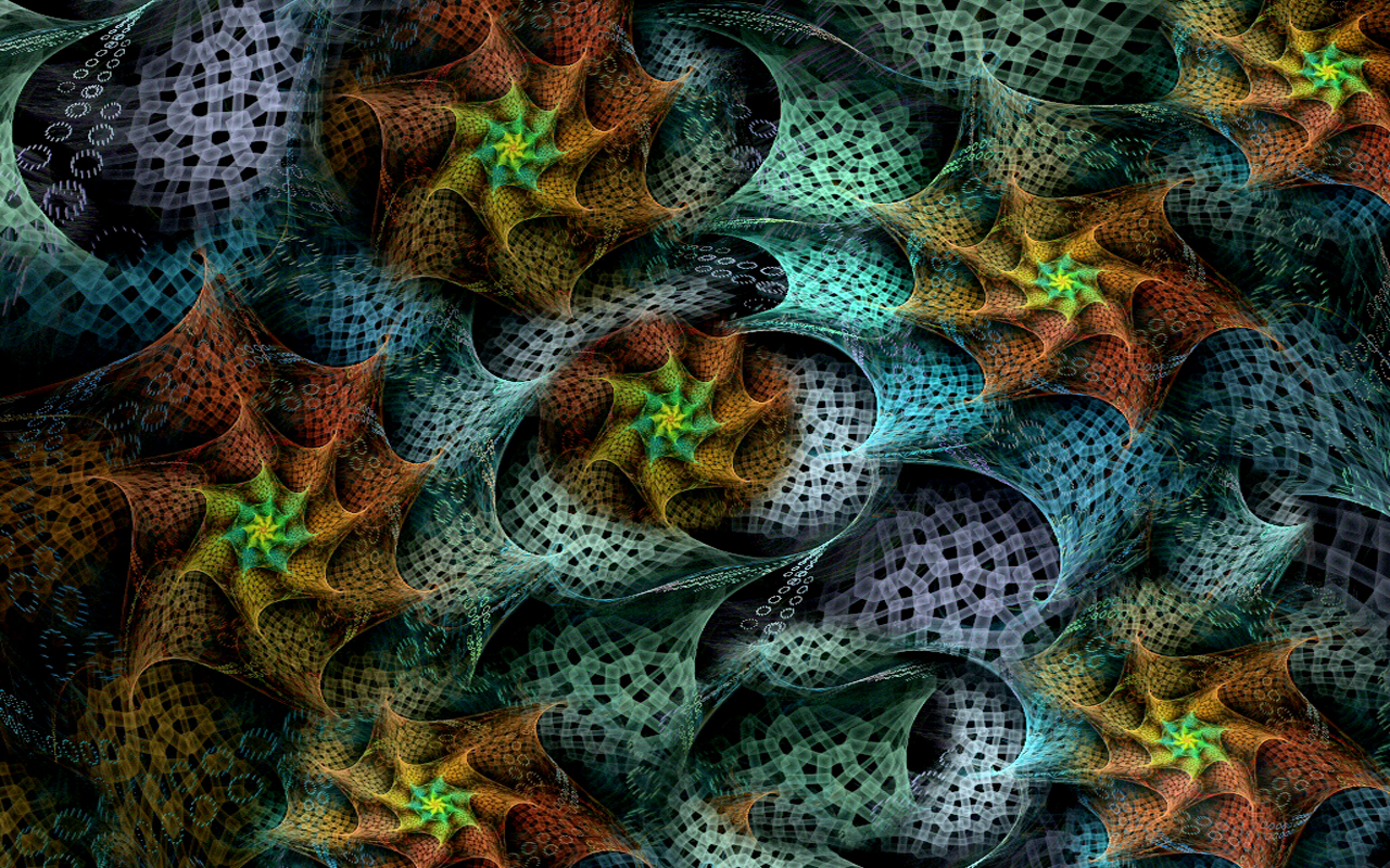 Fractal Starfish by Thelma Sanford