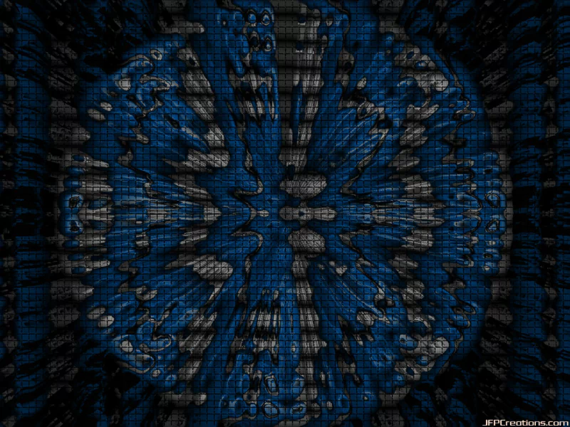  Abstract Circle Bleu