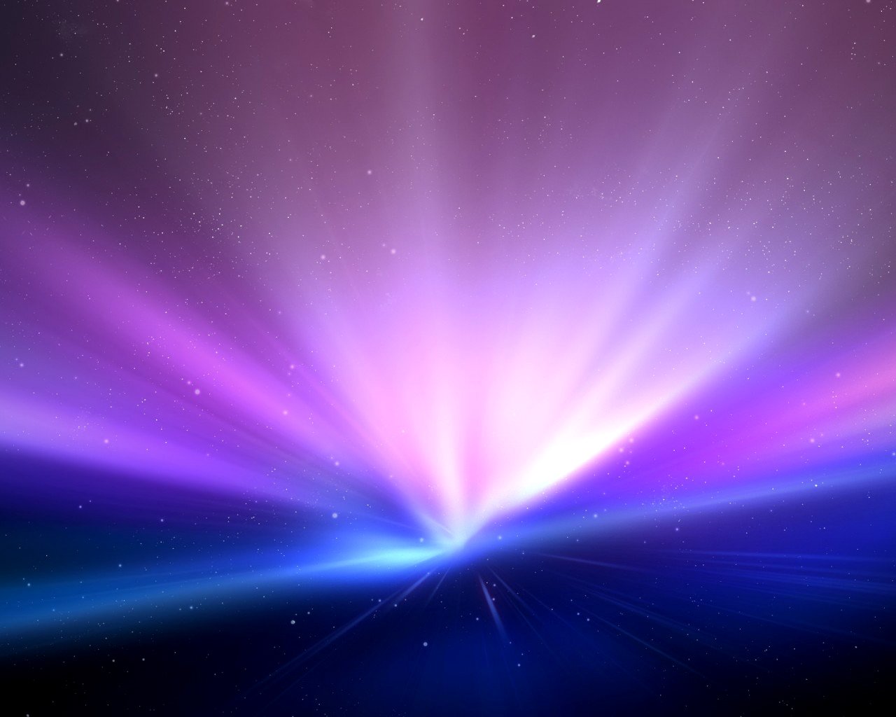 A vibrant digital art piece showcasing an ethereal blend of purple, blue, and pink hues radiating outward, creating a sense of depth and cosmic wonder against a starry backdrop.