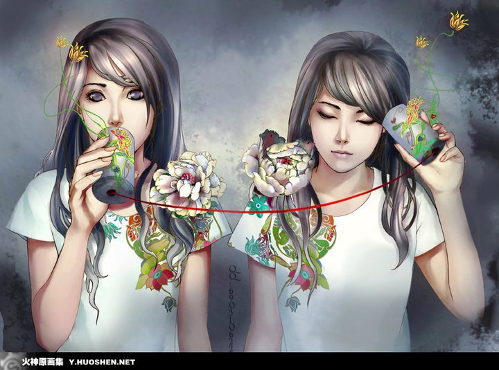 Sisters by Zhang Xiao Bai