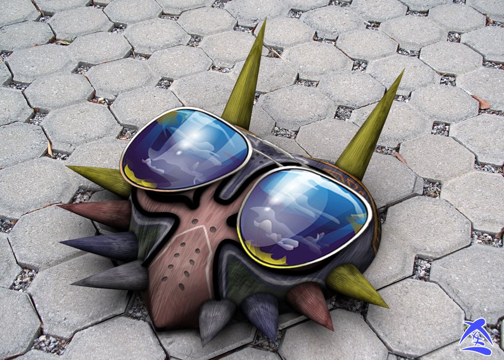 Majora's Mask Icon in Style: The Legend of Zelda Vibes