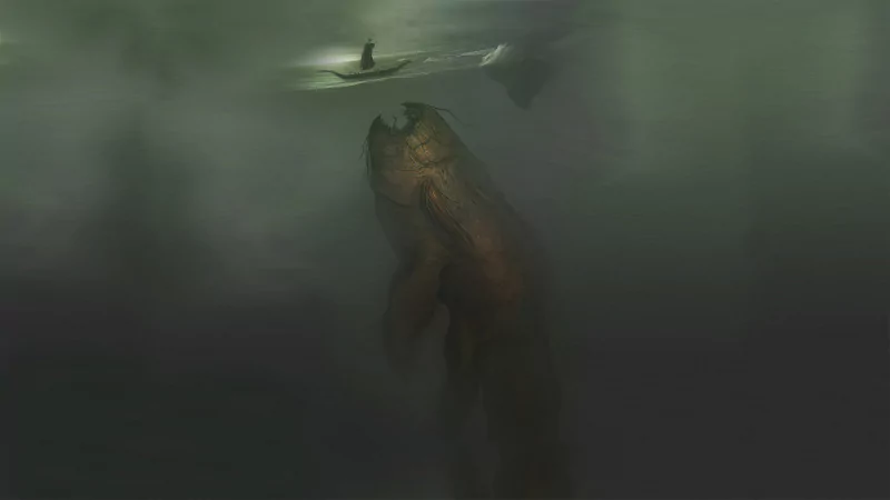 dark monster fantasy creature Dark Fantasy Image