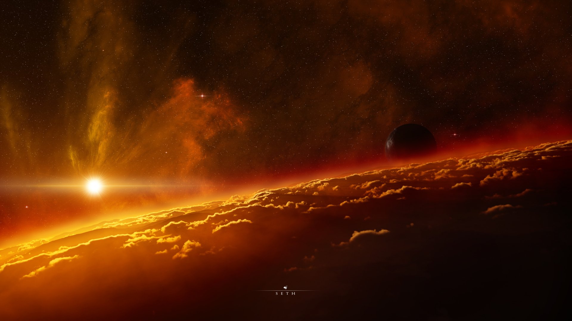 Sci Fi Planets Art