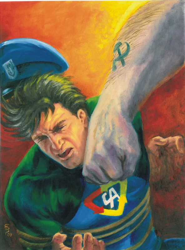 Comic Captain Action Image